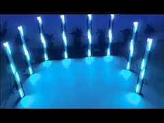 600W RGB LED Bar Przesunięte oświetlenie głównej sceny z trybem samobieżnym